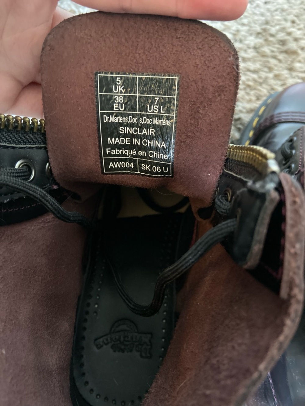 Dr. Martens Sinclair Women's Arcadia Leather Platform Boots - Picture 8 of 8